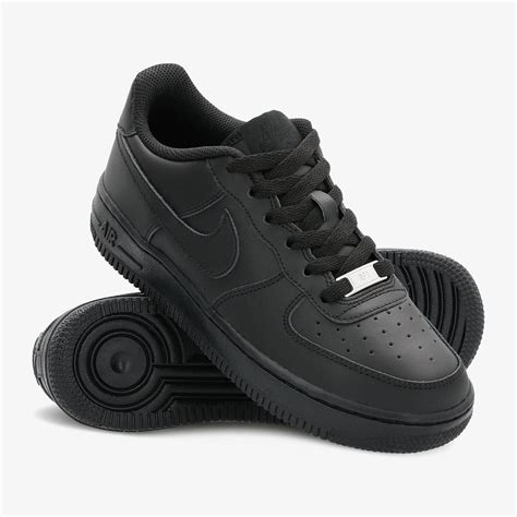 Schwarze Air Force 1 Schuhe (22) 